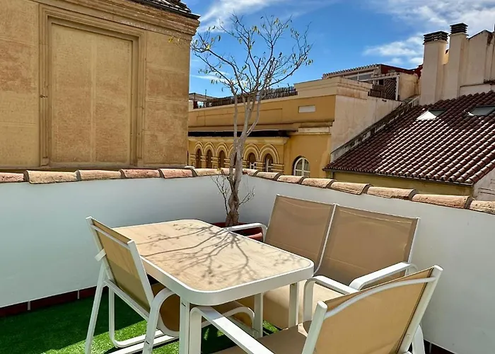 Apartamento Con Solarium En Malaga Centro